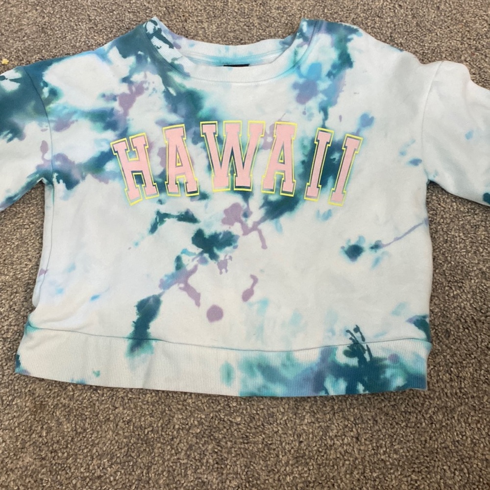 art class swatshirt tie dyed by hand